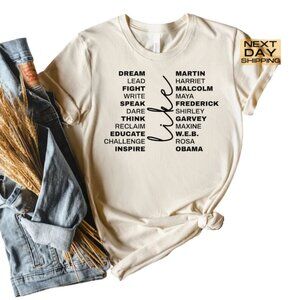 Dream Like Martin Shirt, Inspire Like Obama Shirt, Fight Like Malcolm Shirt